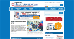 Desktop Screenshot of heart-advisor.com